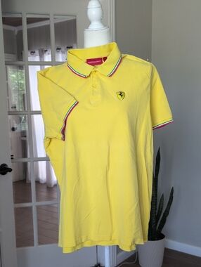 Vintage Ferrari Polo Shirt Mens Large